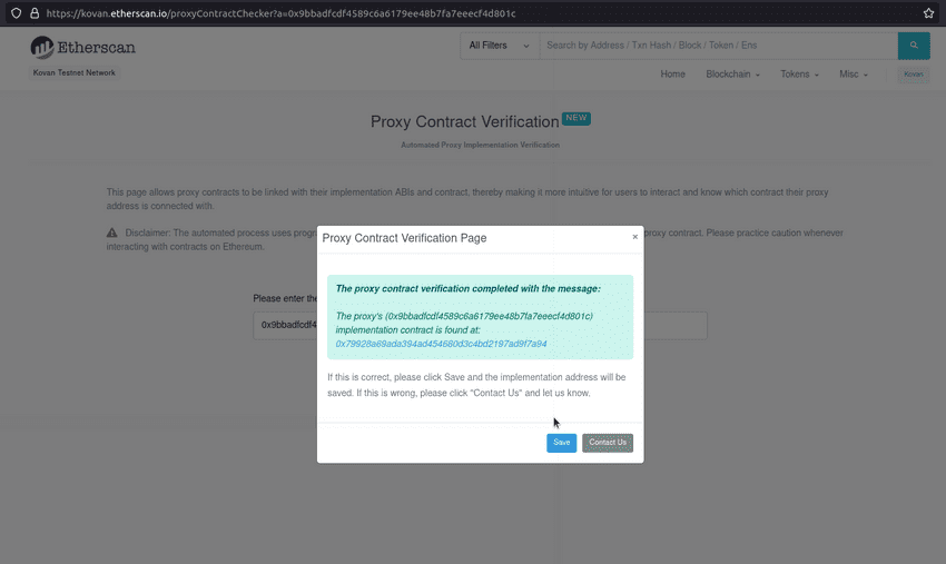 proxy etherscan