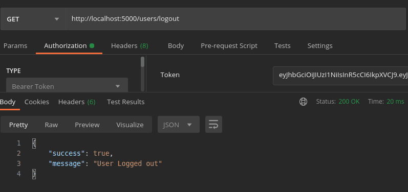logout