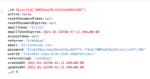 jwt db signup